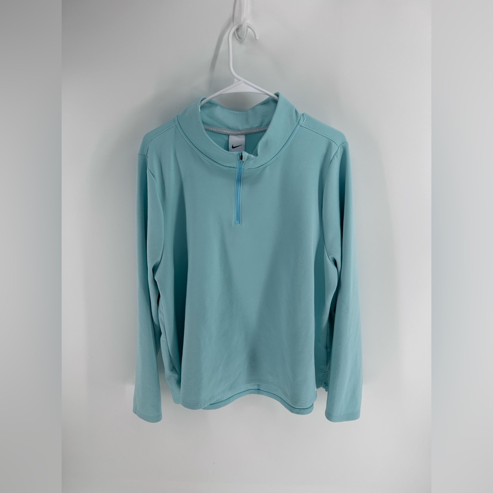Nike Therma Fit Light Blue Half-Zip Pullover |‎ 1X